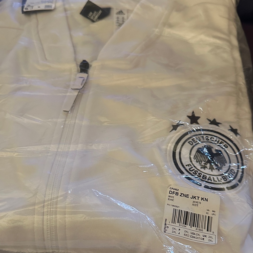 adidas Germany ZNE Jacket - White 2XL - Picture 3 of 3
